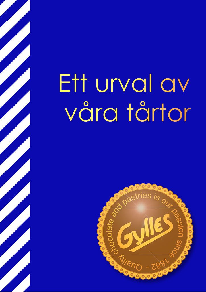 folder med tårtor hos gylles